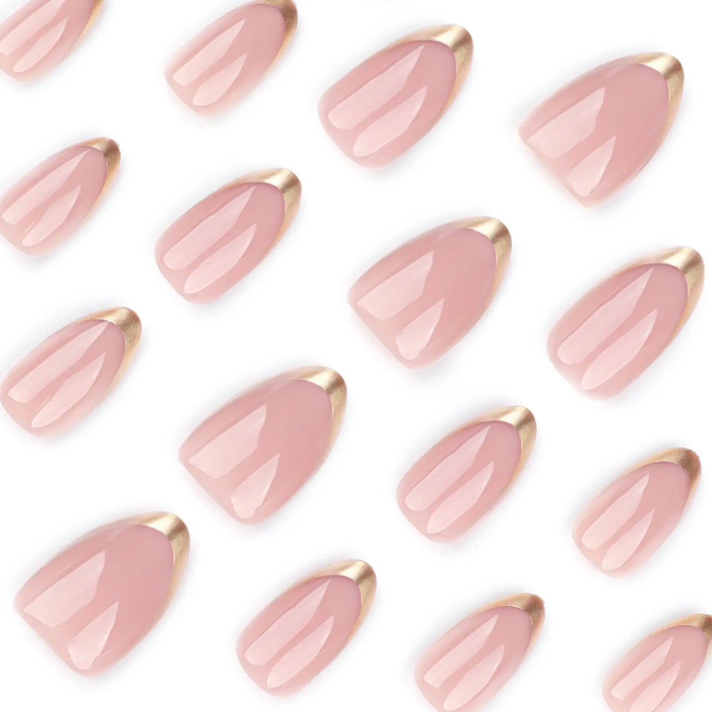 Elegant Gilded Nails Veloura Nails