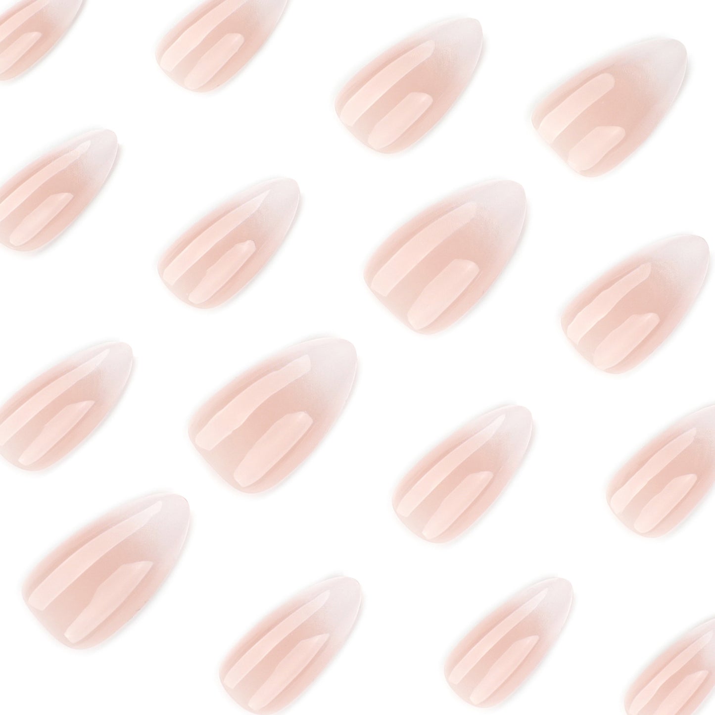 White Gradient Minimalist JP4083 Veloura Nails