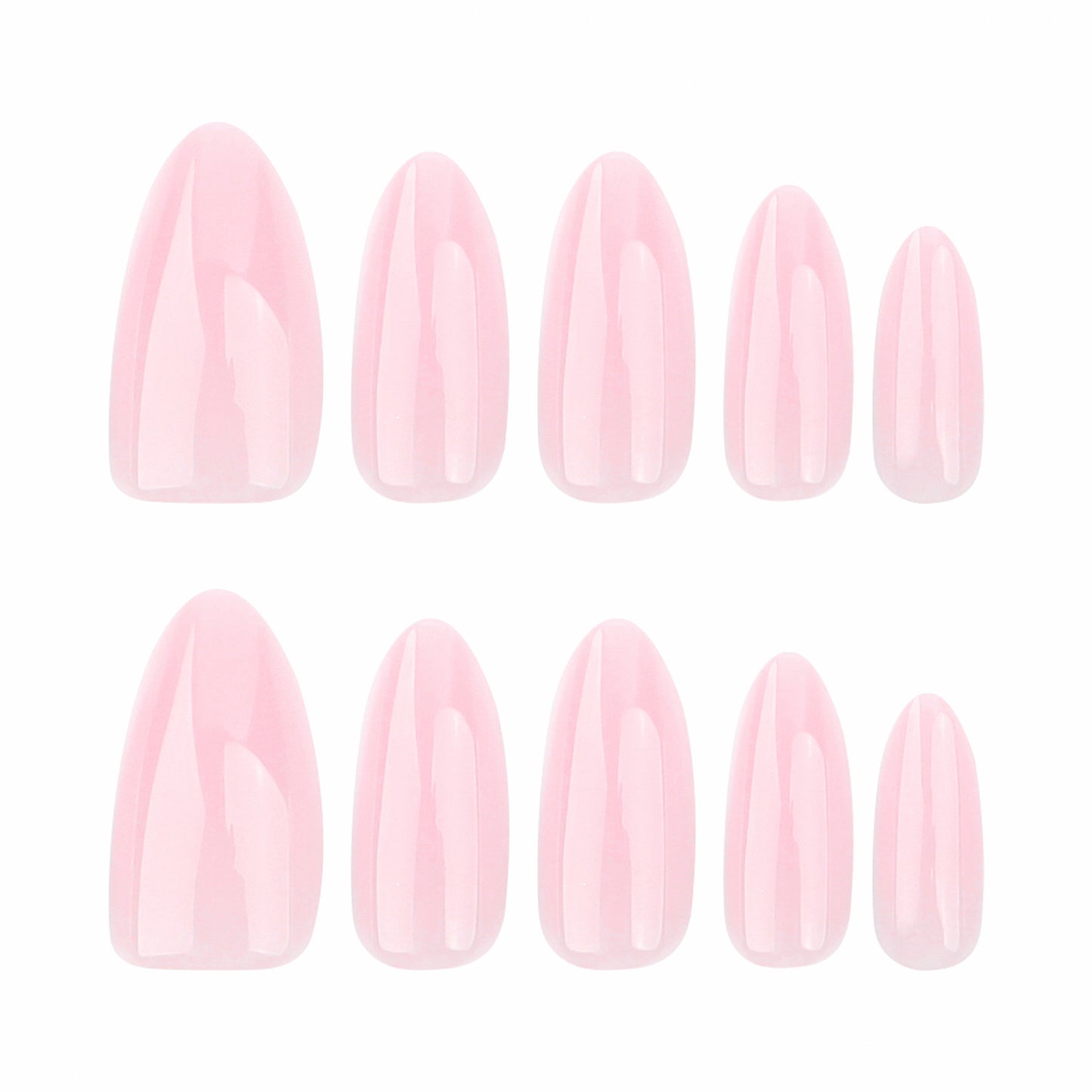 Solid Pink Press-On Nails