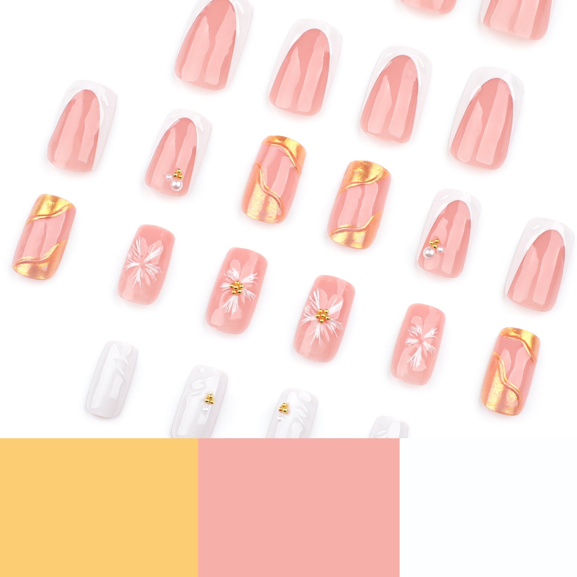 3D Sunflower Veloura Nails