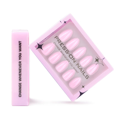 Luxury Pearl Solid Press-On Nails