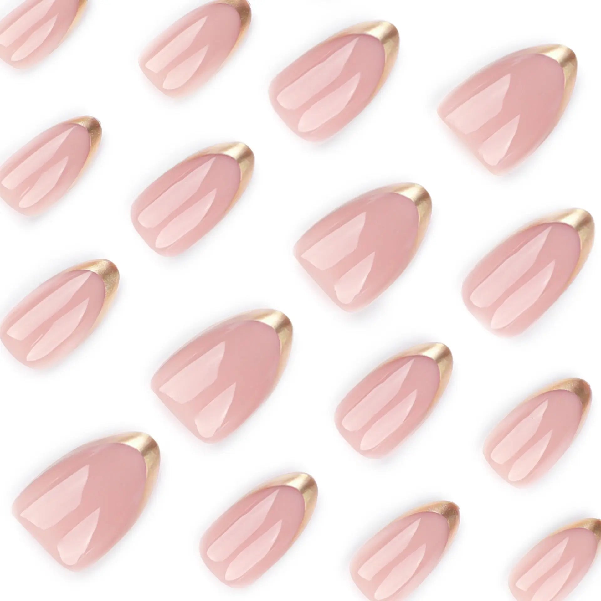 Elegant Gilded Nails Veloura Nails