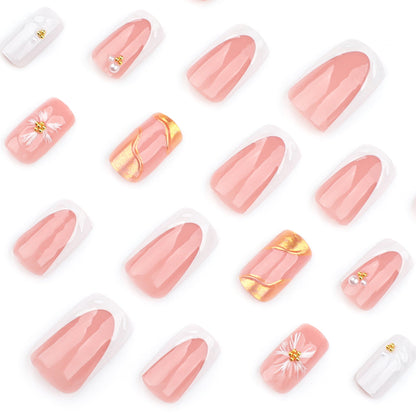 3D Sunflower Veloura Nails