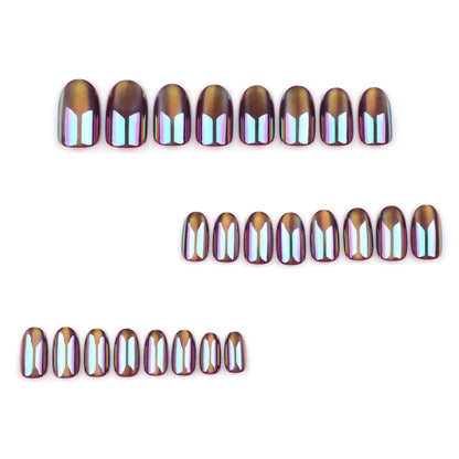 Aurora Cat Eye Press-On Nails