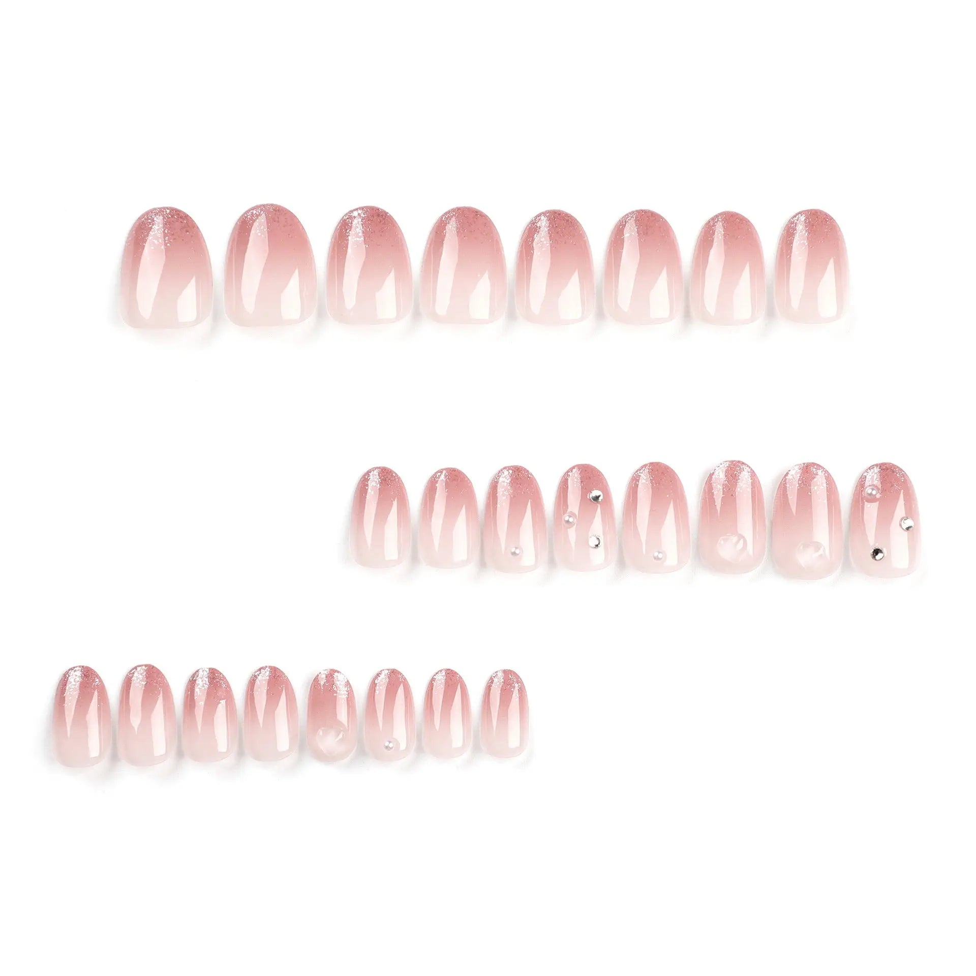 Blush Gradient Veloura Nails