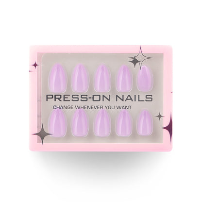 Solid Purple Press-On Nails
