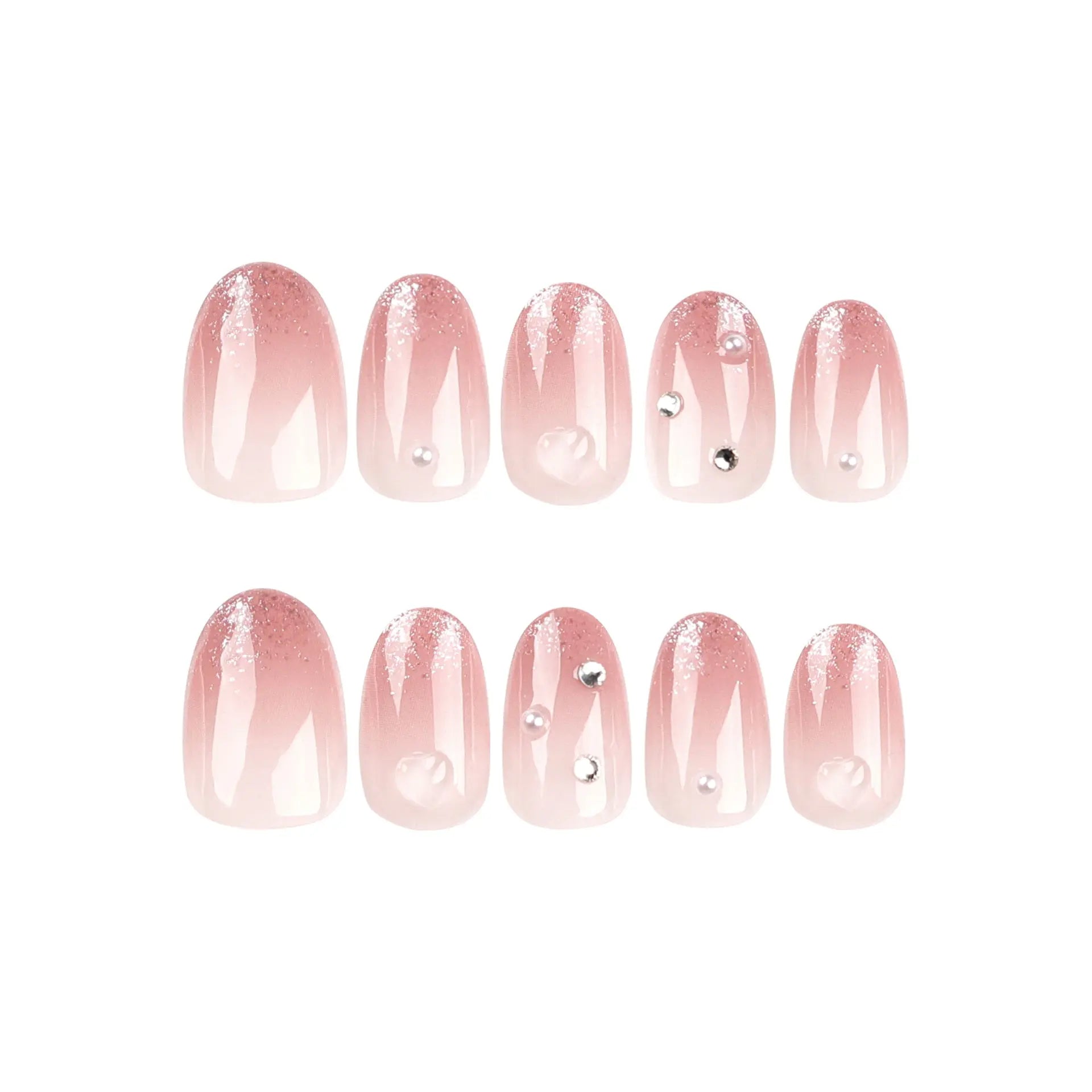 Blush Gradient Veloura Nails