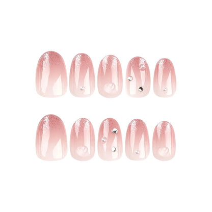 Blush Gradient Veloura Nails
