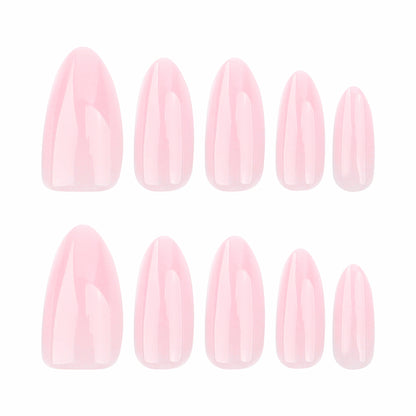 Solid Pink Press-On Nails