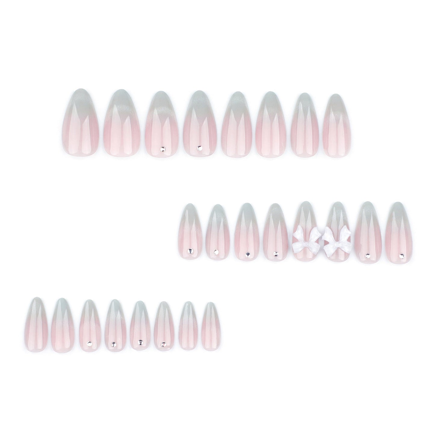Bow Cat Eye Veloura Nails