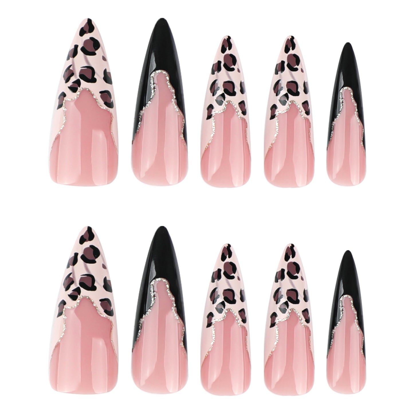 French Leopard Print JP3591 Veloura Nails