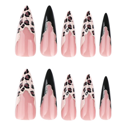 French Leopard Print JP3591 Veloura Nails