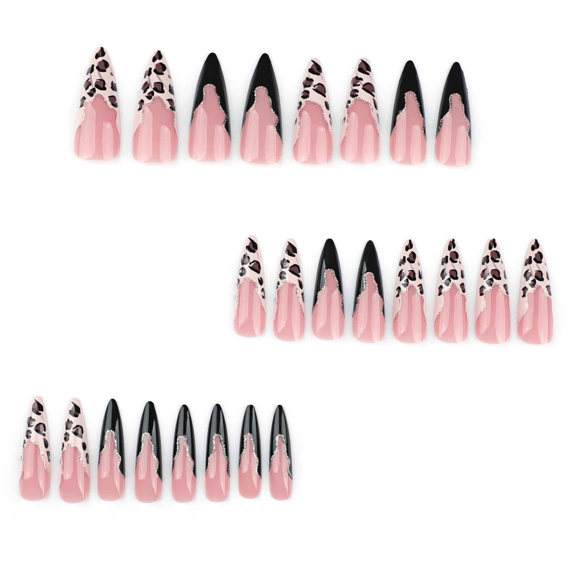 French Leopard Print JP3591 Veloura Nails