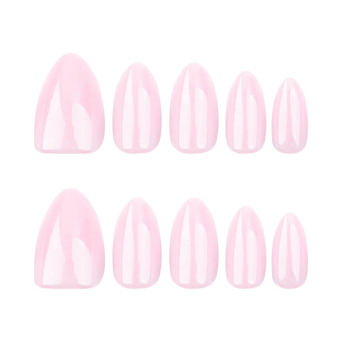 Luxury Pearl Solid Press-On Nails