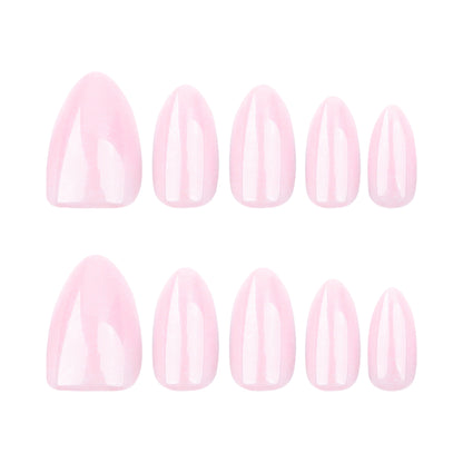 Luxury Pearl Solid Press-On Nails