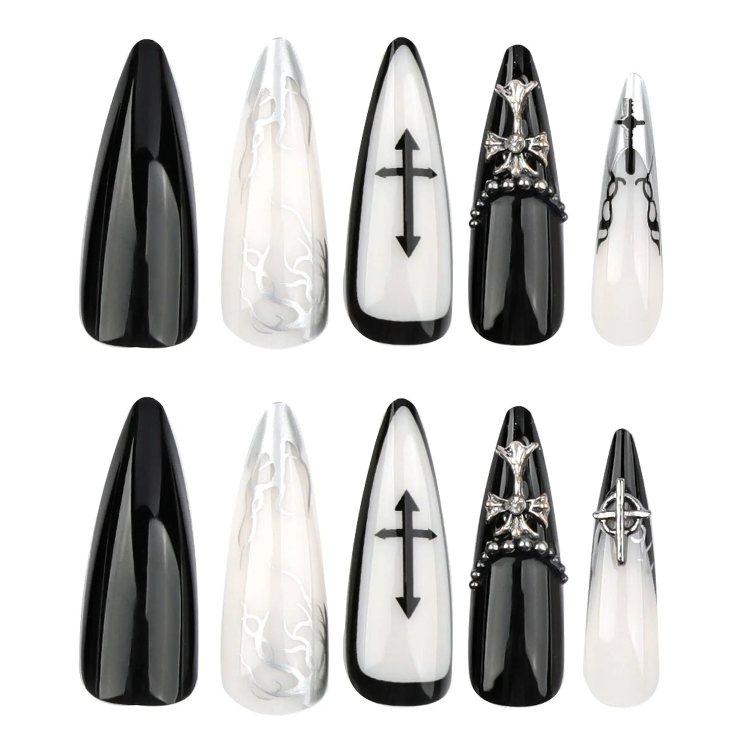 Dark Cross Veloura Nails