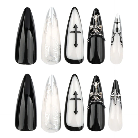 Dark Cross Veloura Nails