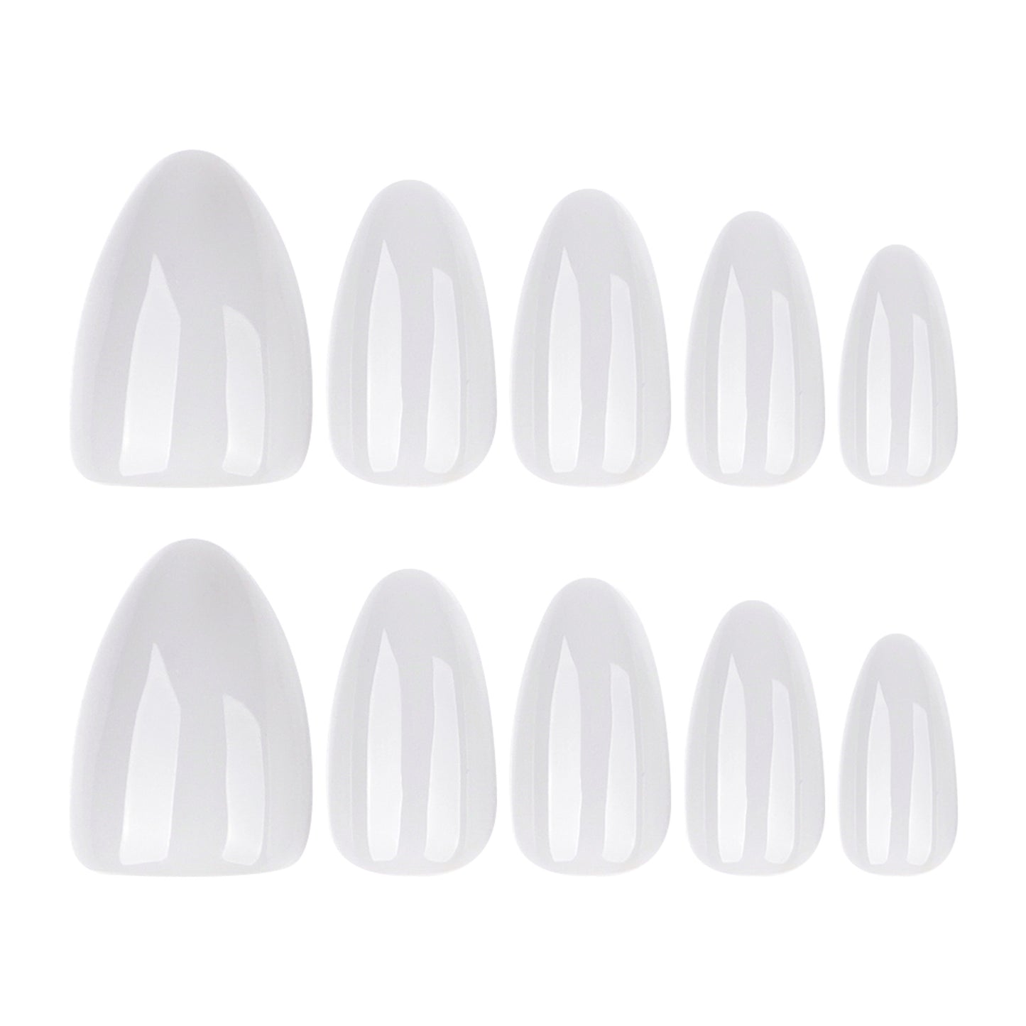 Minimalist Light Gray Press-On Nails