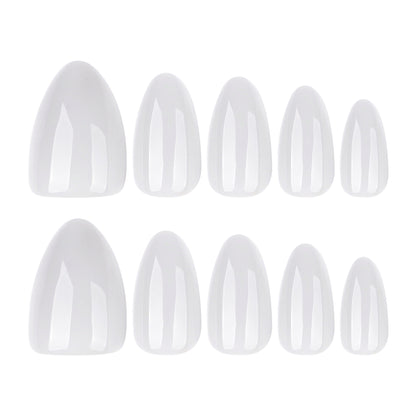 Minimalist Light Gray Press-On Nails