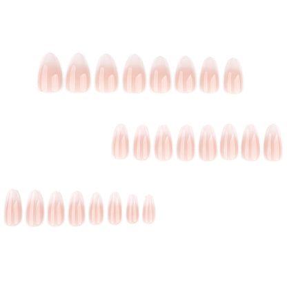 White Gradient Minimalist  JP4083 Veloura Nails