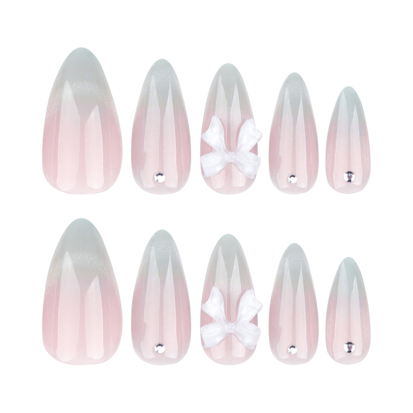 Bow Cat Eye Veloura Nails
