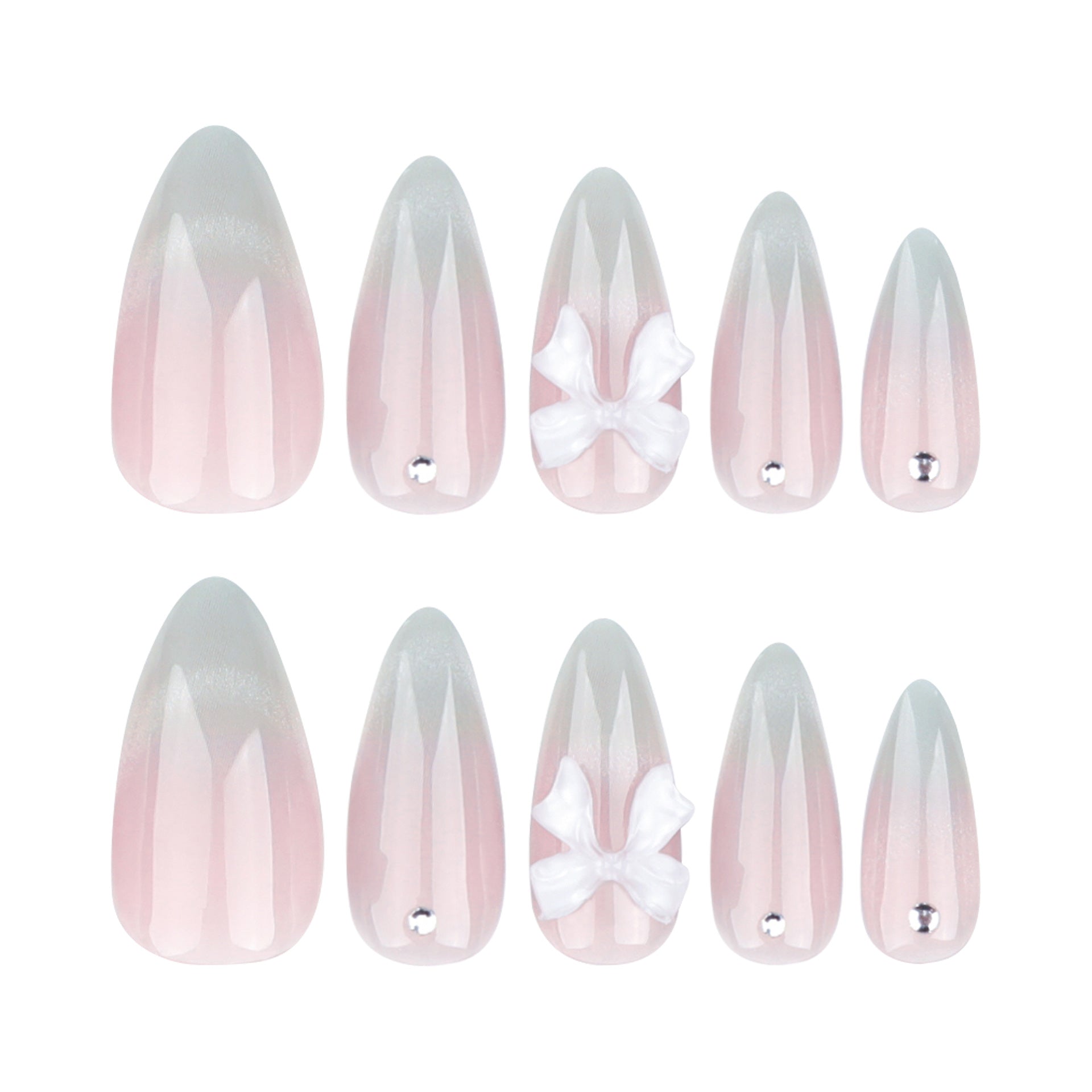 Bow Cat Eye Veloura Nails