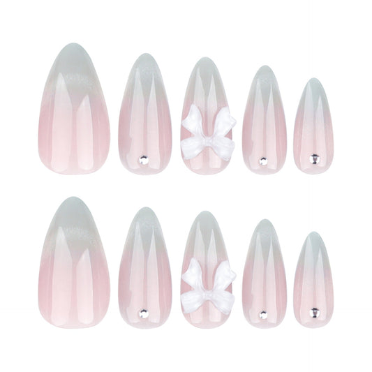 Bow Cat Eye Veloura Nails