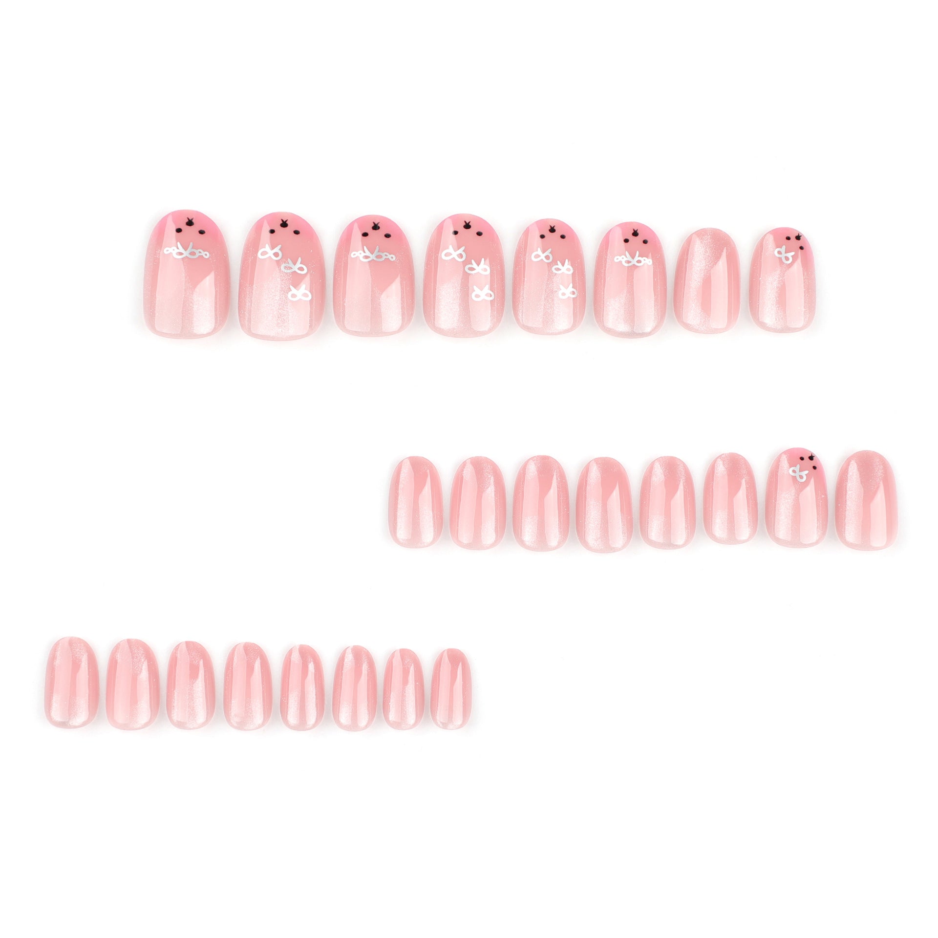 Pink Sweet Cat Eye JP3307 Veloura Nails