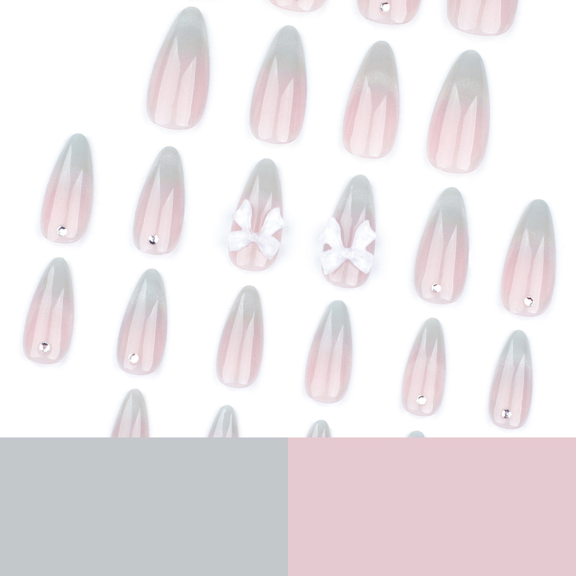 Bow Cat Eye Veloura Nails