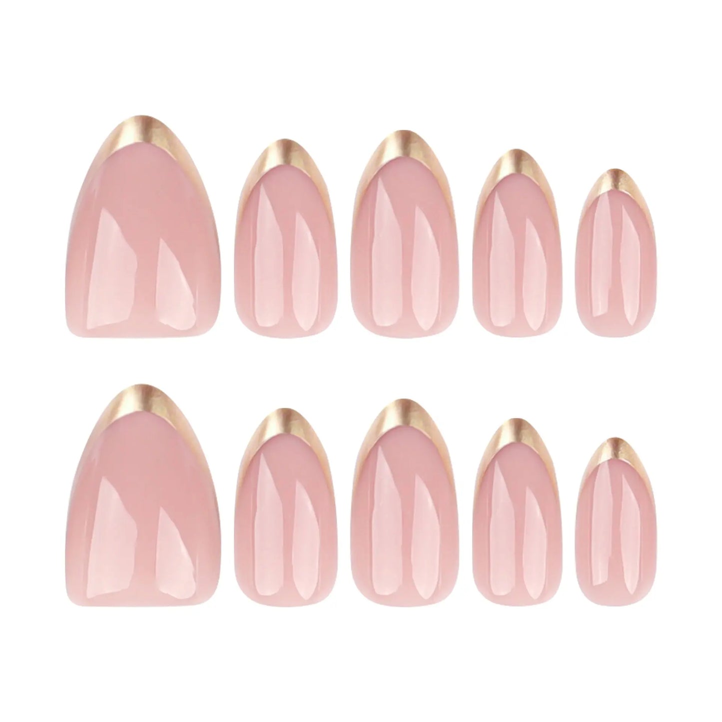 Elegant Gilded Nails Veloura Nails