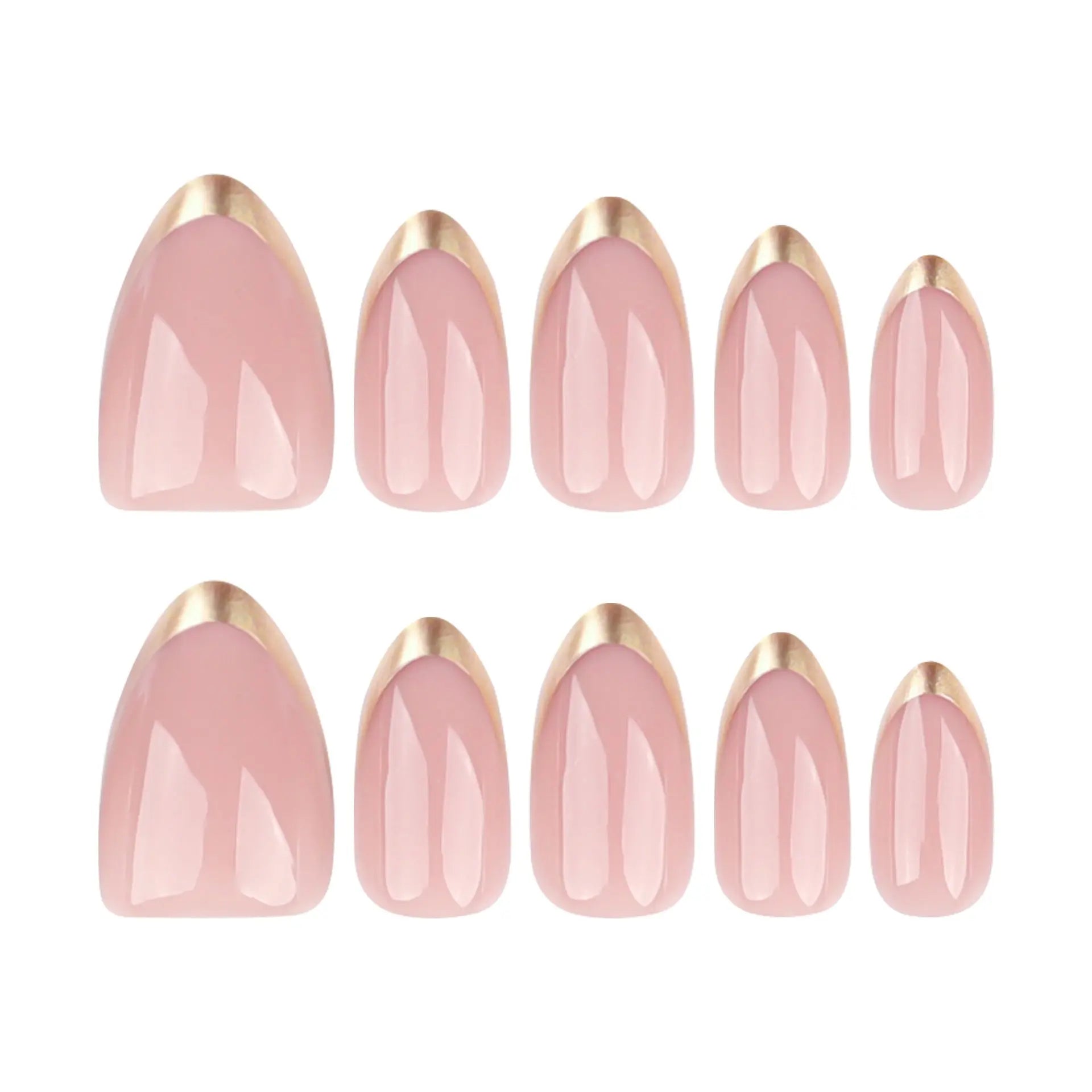 Elegant Gilded Nails Veloura Nails