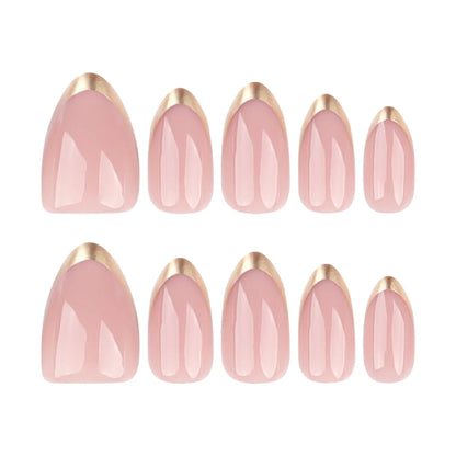 Elegant Gilded Nails Veloura Nails
