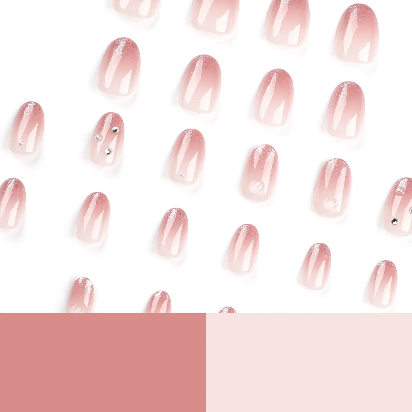 Blush Gradient Veloura Nails