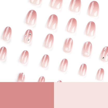Blush Gradient Veloura Nails